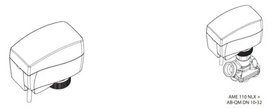 Danfoss AME 110 NLX Actuators for Modulating Control