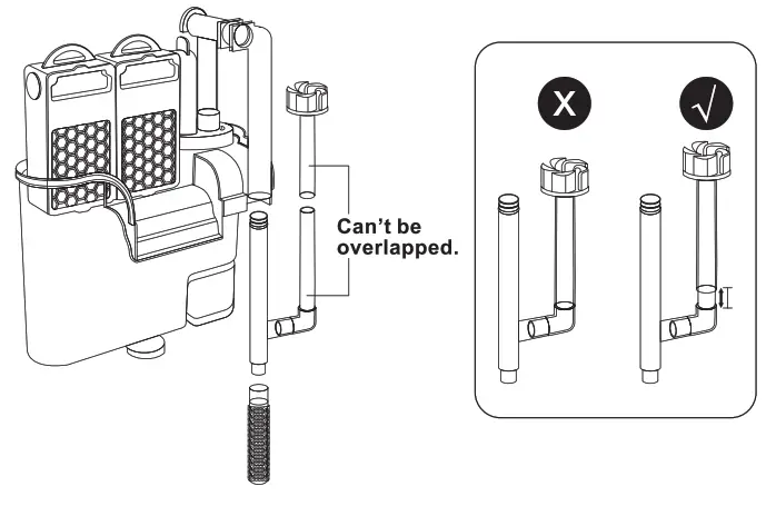 hygger HG027 Aquarium Waterfall Filter - fig2