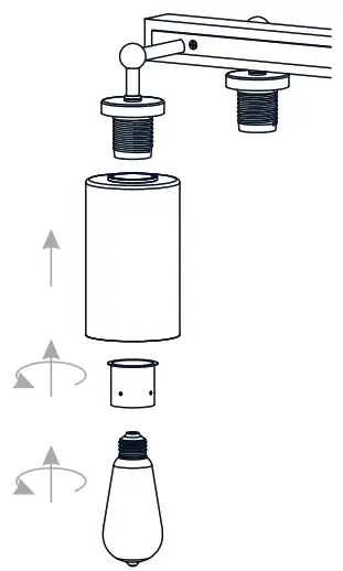QUOIZEL KEL633NWS Island Light - Install Ceiling Canopy2