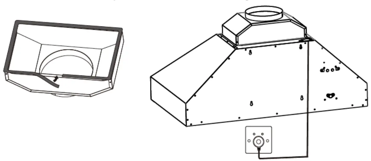 THOR KITCHEN TRH30P 30 Inch Professional Wall Mount Pyramid Range Hood - AIR OUTLET