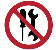 Do Not Use Tools Icon