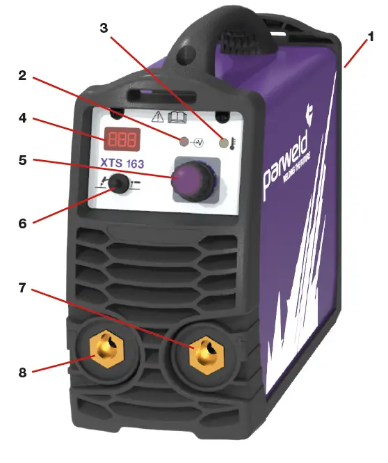 parweld XTS 163 MMA Inverter Welding Machine 1