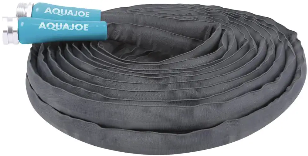AQUAJOE AJFJH50-PRO Ultra Flexible Kink Free Fiberjacket Garden Hose