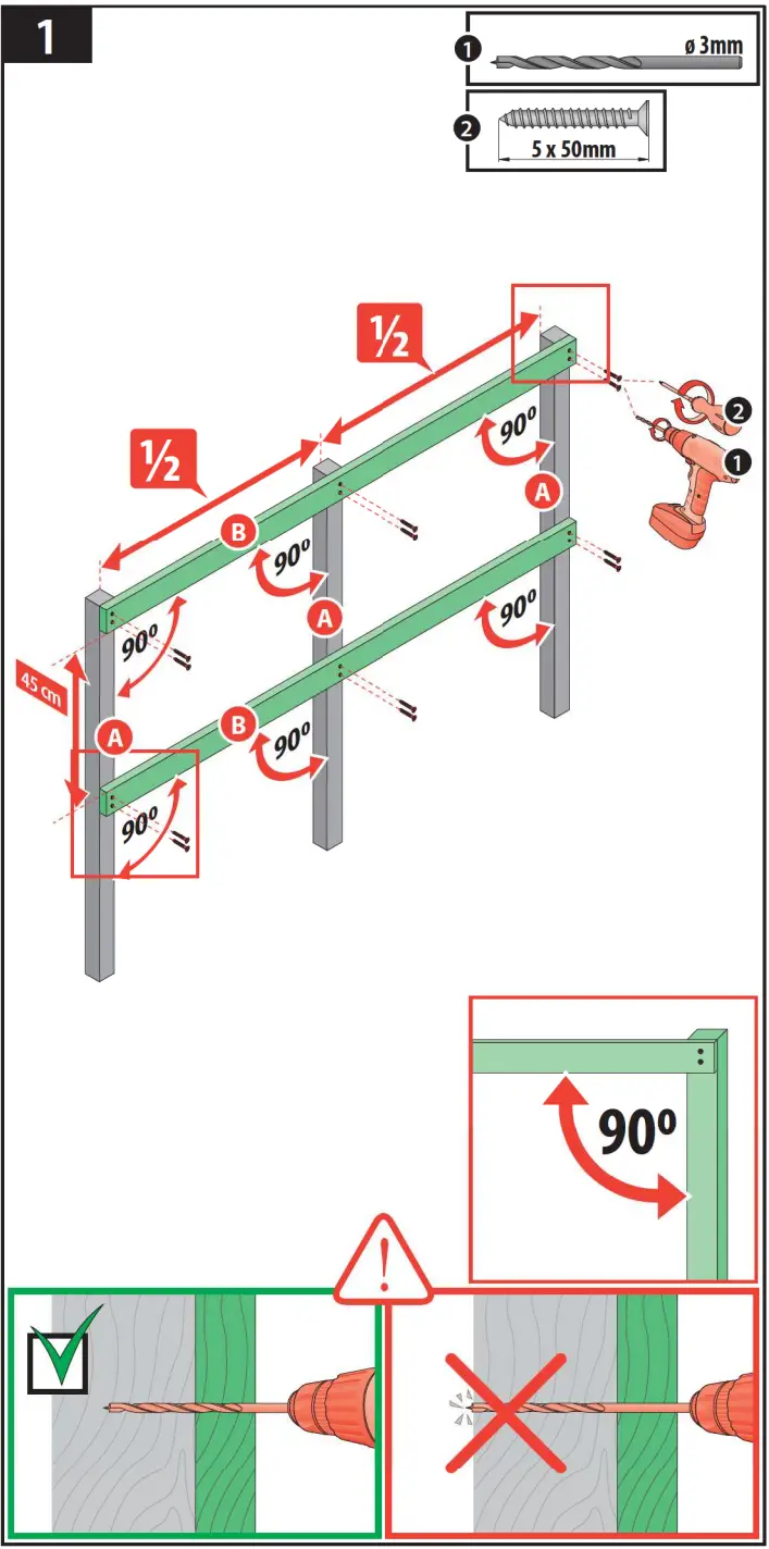 FAKRO LXB-P Hatch Guardrail Attic Ladder Accessories A04