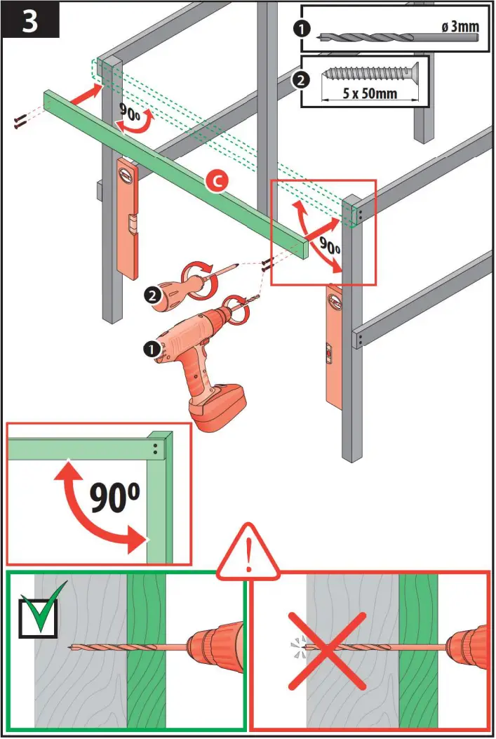 FAKRO LXB-P Hatch Guardrail Attic Ladder Accessories B03
