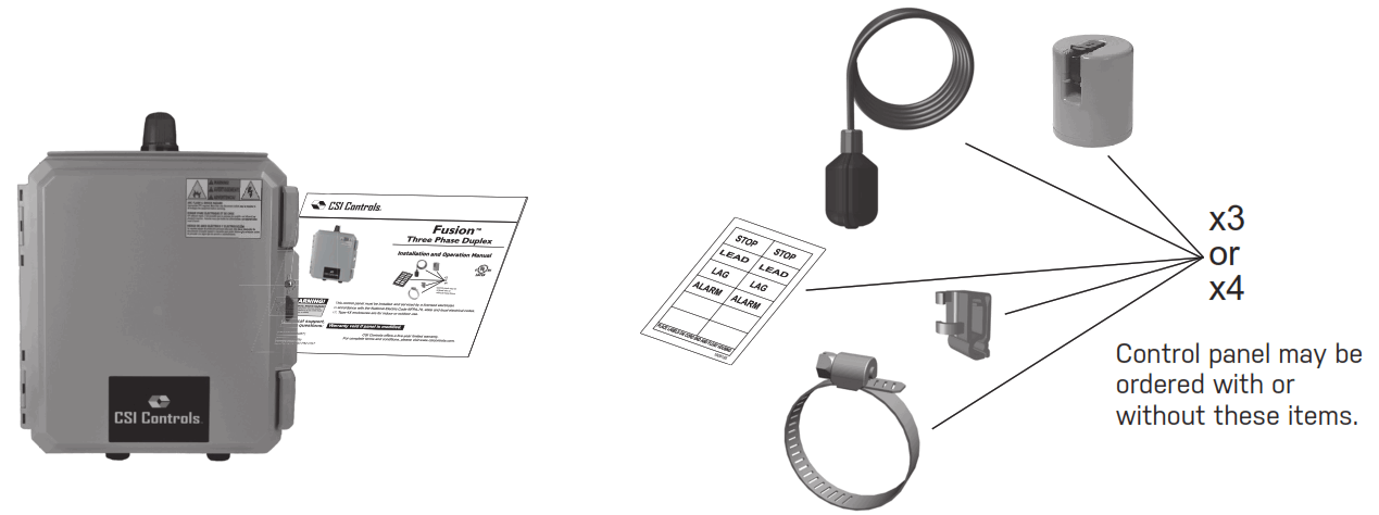CSI Controls Fusion Three Phase Duplex - Parts Included