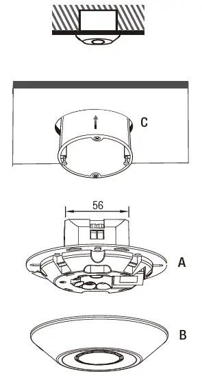 HYTRONIK HMW14 Surface Mount High Bay Dali Sensor 5