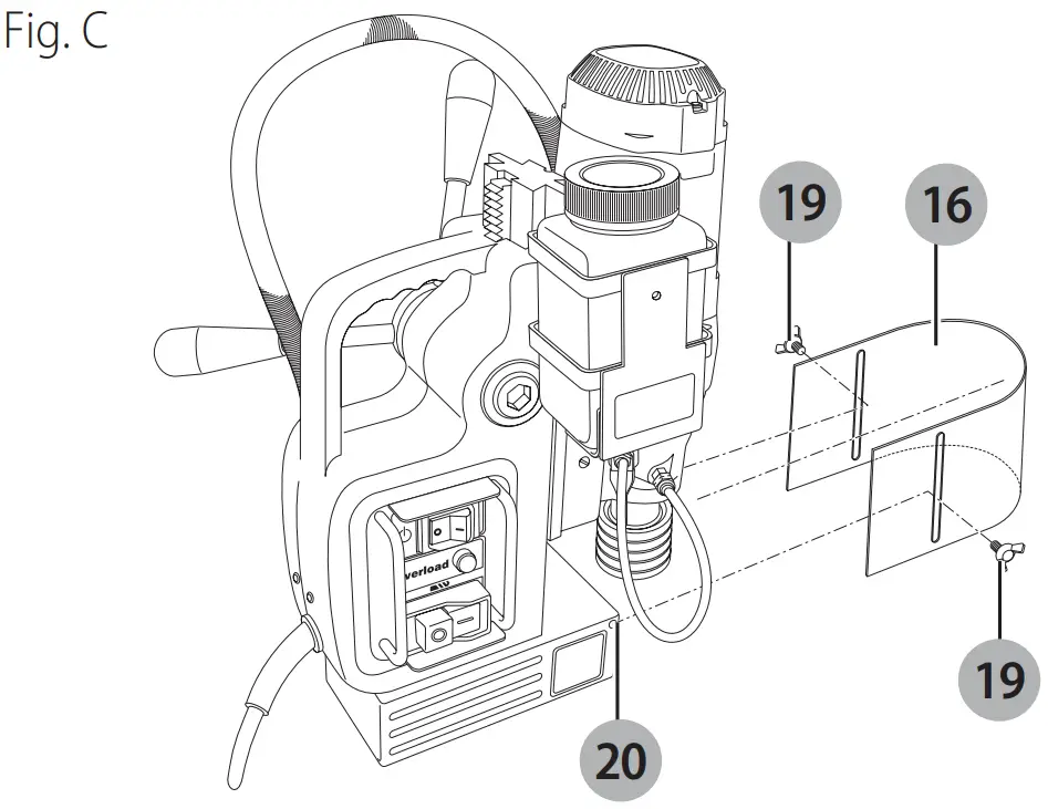 Assemble the Drill Guard