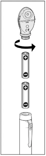 Installation of batteries