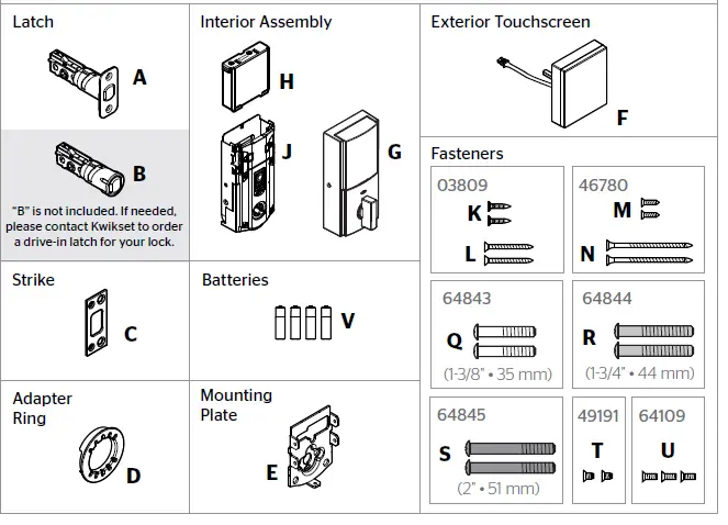 Kwikset 99540-001 Keyless Door Lock Touchscreen Deadbolt USER MANUAL (2)