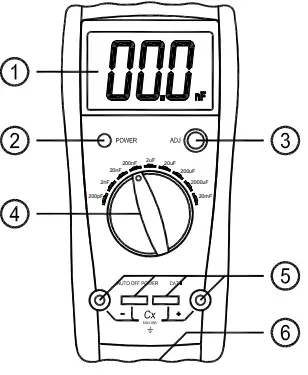 Tektronix 6013 Digital Capacitance Meter-fig2