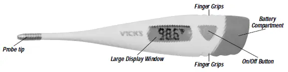 VICKS Speed-ReadTM Digital Thermometer