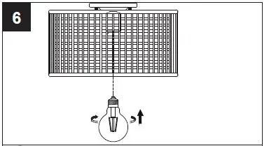 allen roth KPN4001AS-01 1-Light 13.625-in Black Canopy-11