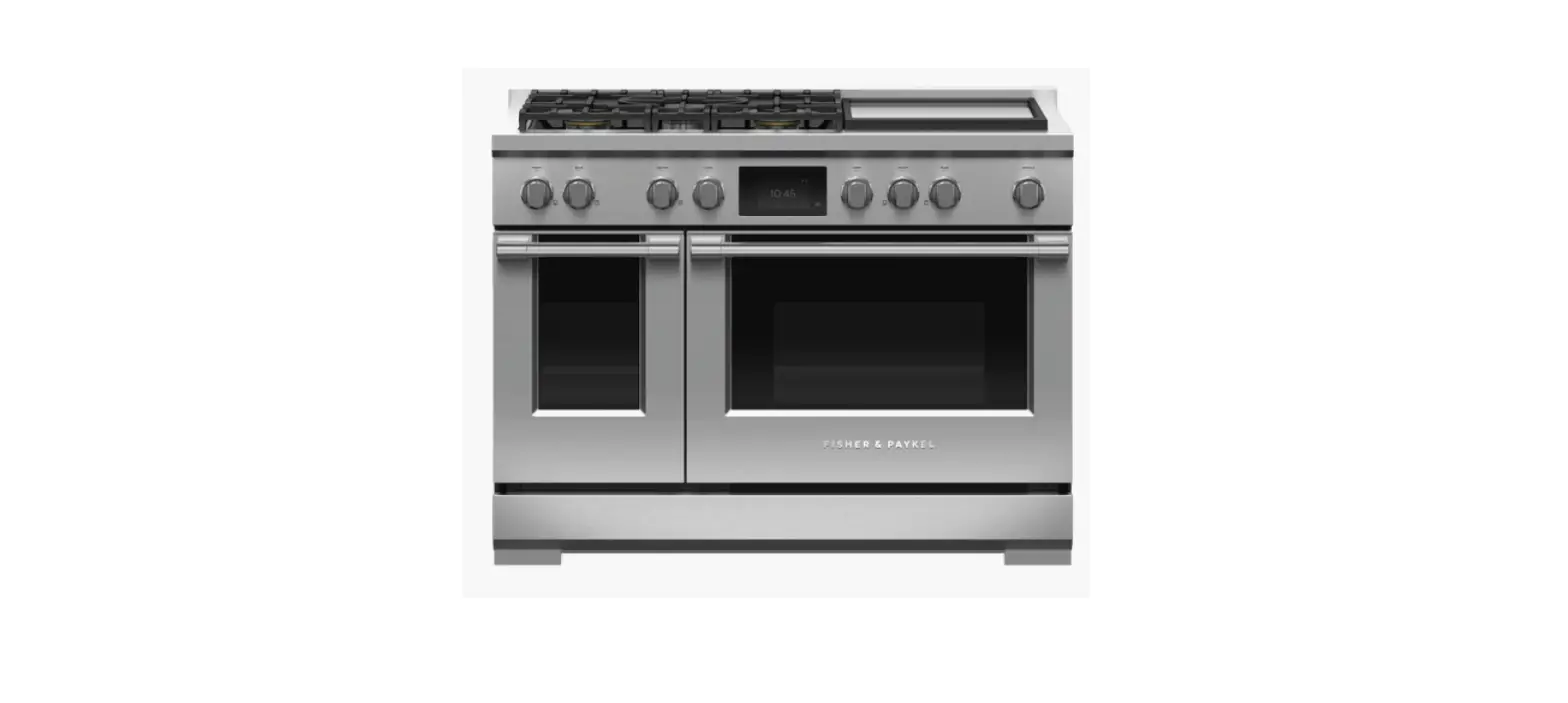 Fisher Paykel Rdv3-485gd-n 48 Inch 5 Burners Dual Fuel Range User Guide