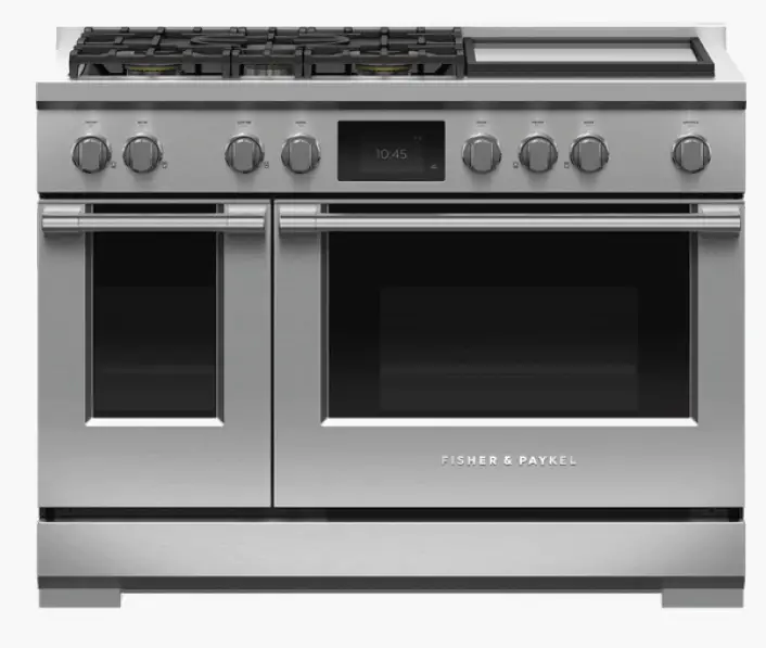 FISHER PAYKEL RDV3-485GD-N 48 Inch 5 Burners Dual Fuel Range