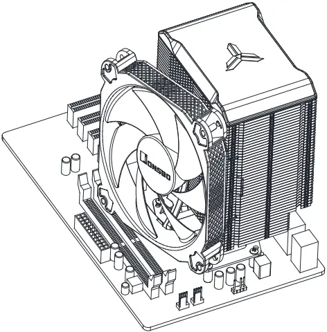 JONSBO HX6250 CPU Cooler 03 step 4