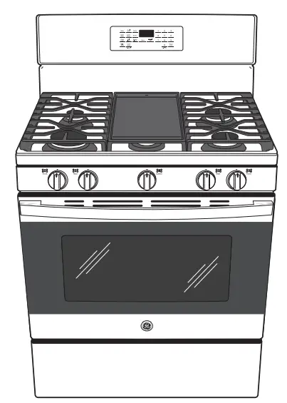GE APPLIANCES JGB735SP-EP-FP-DP 30 Inch Free-Standing Gas Convection Range 1