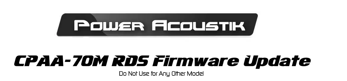 Power Acoustik Cpaa-70m Double Din By Power User Manual Power Acoustik Cpaa-70m Double Din By Power User Manual