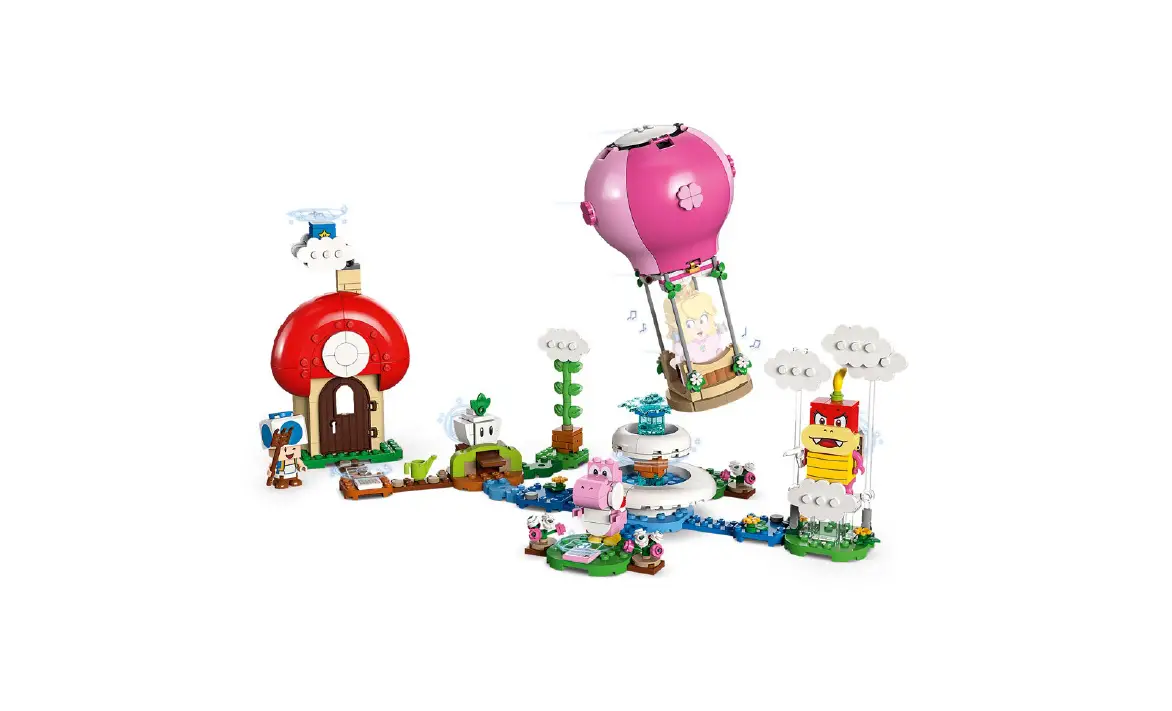 Lego 71419 Super Mario Peachs Garden Balloon Ride Expansion Set Instruction Manual