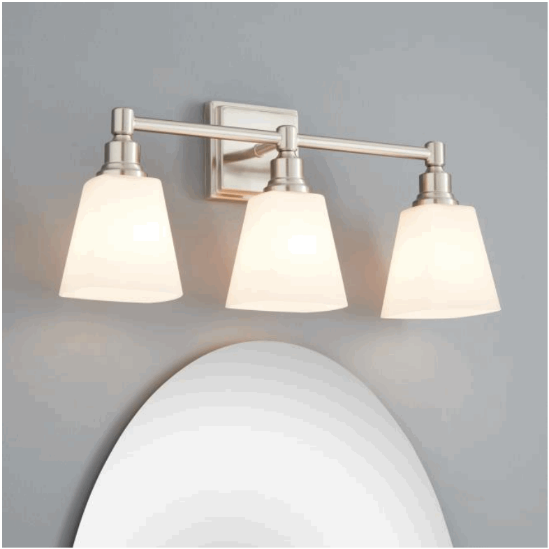 Signature Hardware 949660 Leadwell 3 Light Vanity Light