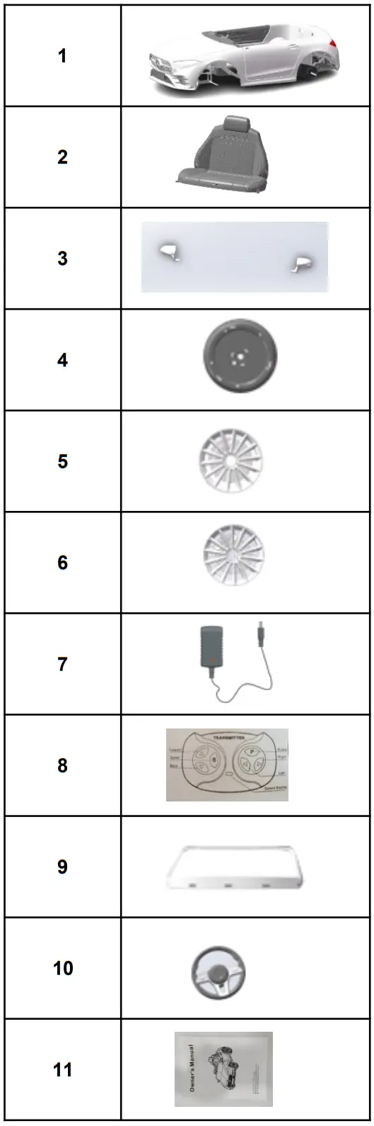 BABY GALIX KL 1666 Battery Operated Children’s Car with 2.4g Remote Control and 12 V7AH Battery - Figure 1