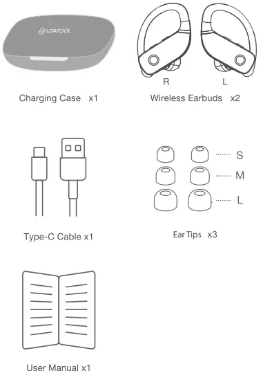 VEATOOL-True-Wireless-Sports-Earbuds-T16-FIG.1