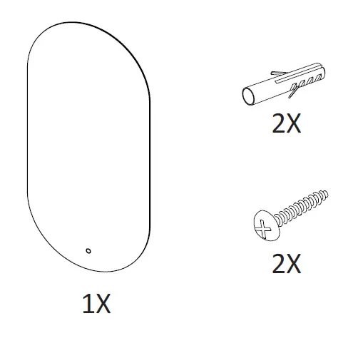 newtech 9408 Ambience Pill LED Mirror 2
