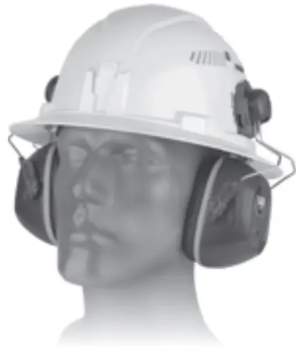 6050260502 Full Brim Hard Hat Earmuffs