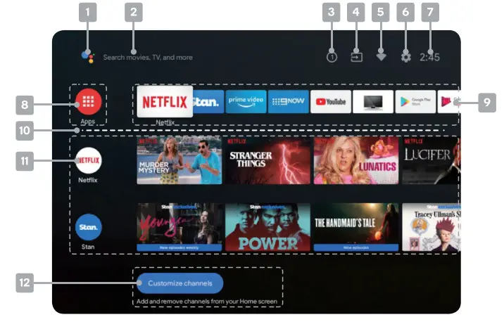 Kogan 58 Smart HD 4K LED TV - home page