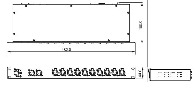 ACME RDM SPLITTER 18 Signal Amplifier User Manual - Technical Specifications