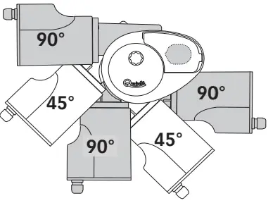 Motorgearbox rotation