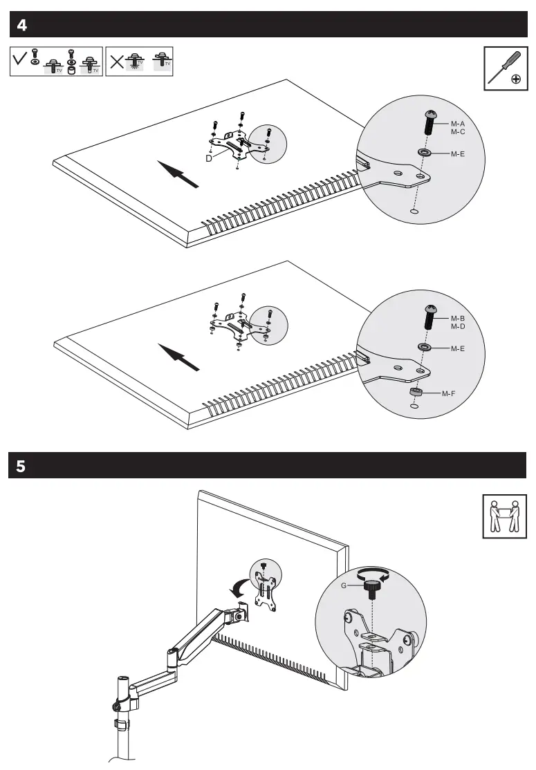 AlzaErgo APW-EGARS05B ErgoArm Tube Monitor Mount - fig 4