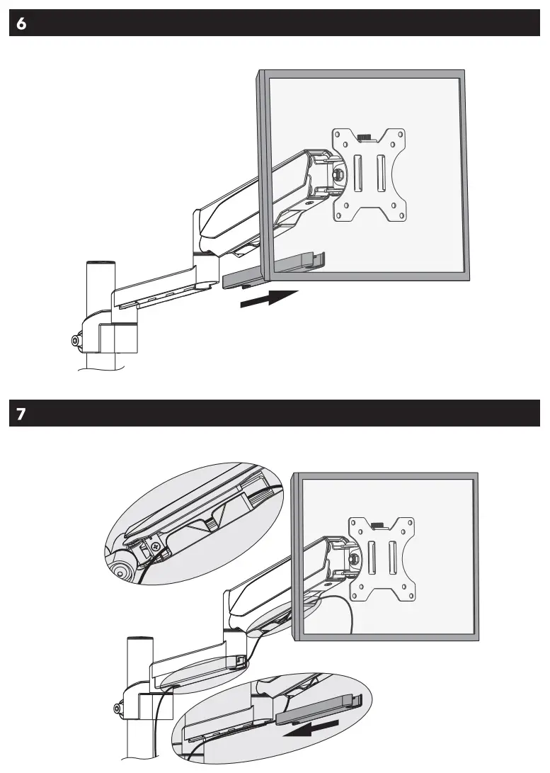 AlzaErgo APW-EGARS05B ErgoArm Tube Monitor Mount - fig 5