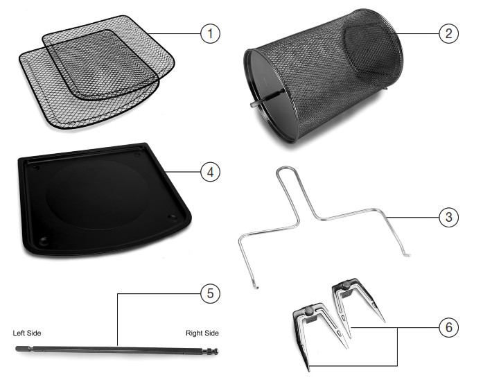 Zavor ZSEAF22 Crunch Air Fryer Oven - Parts