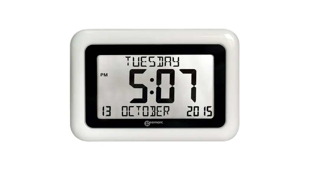 Geemarc Viso 8 Radio Controlled Calendar Clock User Manual Geemarc Viso 8 Radio Controlled Calendar Clock User Manual