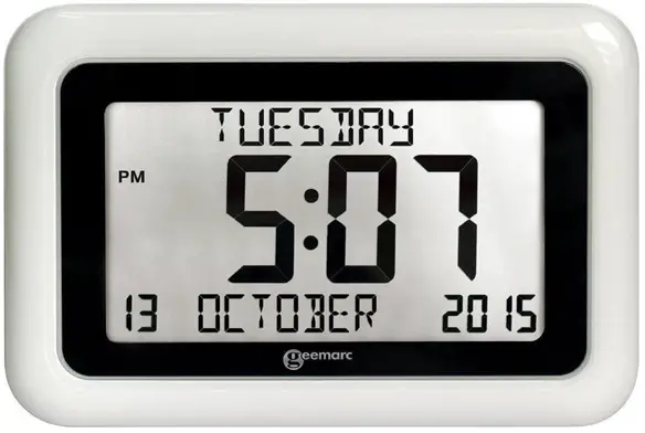 geemarc Viso 8 Radio Controlled Calendar Clock