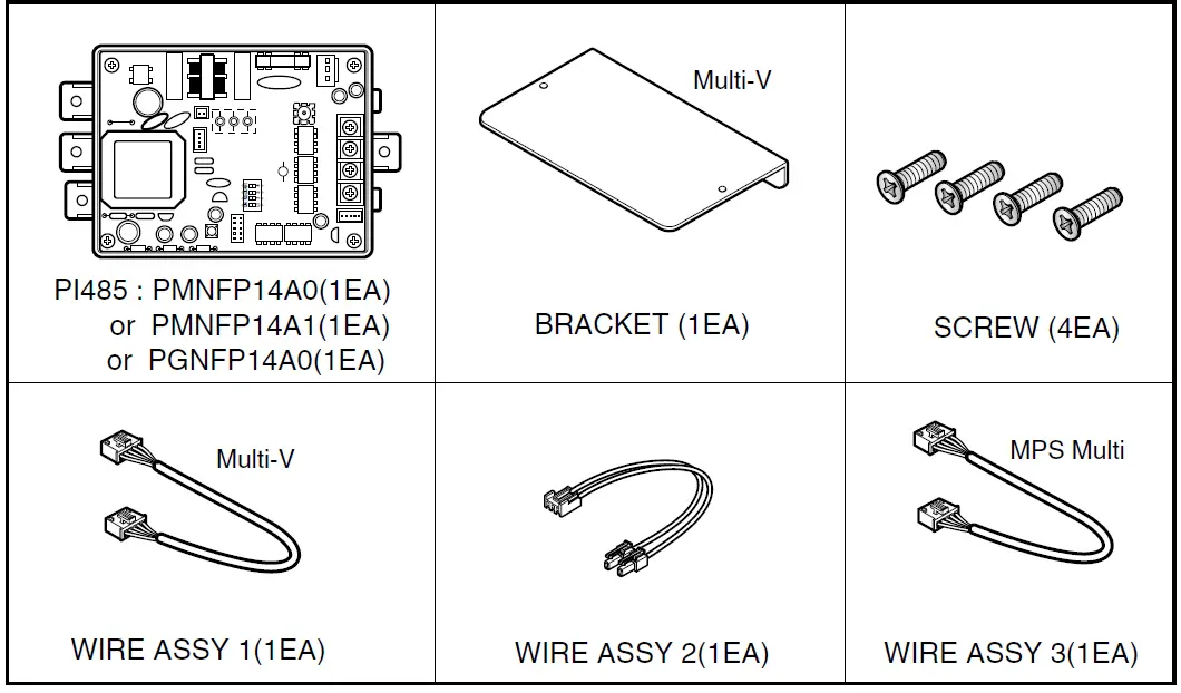 LG PMNFP14A0 PI485 for Outdoor Unit 10