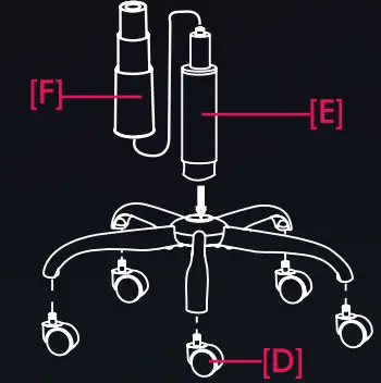 STARSPACE Chair SKY-032 - STEP 2