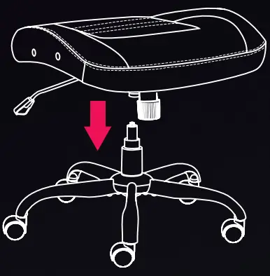 STARSPACE Chair SKY-032 - STEP 4