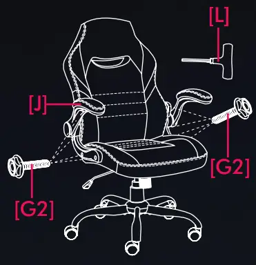 STARSPACE Chair SKY-032 - STEP 5