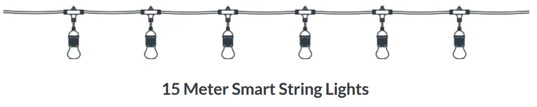 Liquid LEDS 15 Meters Smart Colour String Lights - Inside the package