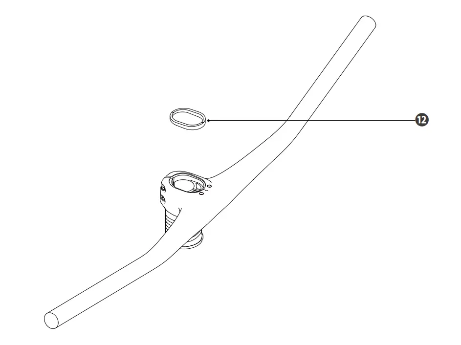 Spacer For Measuring
Before Cutting The Steerer Tube
(40mm/50mm ±3° Exclusive)