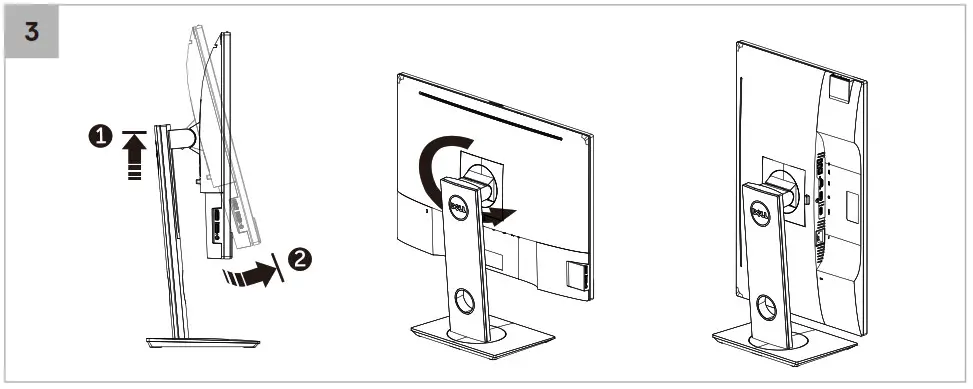 DELL P2418HZm Monitor for Video Conferencing - 3