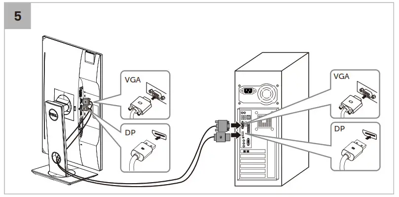 DELL P2418HZm Monitor for Video Conferencing - 5