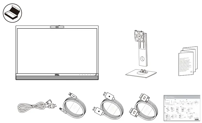 DELL P2418HZm Monitor for Video Conferencing