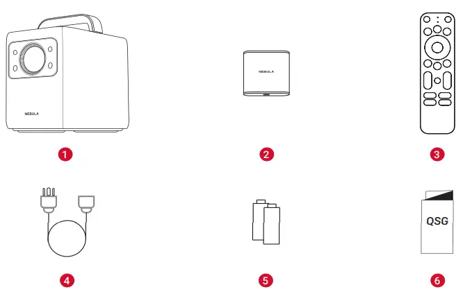 NEBULA D23501F1 Cosmos Laser 4K Projector - Included