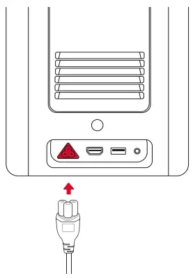 NEBULA D23501F1 Cosmos Laser 4K Projector - Power