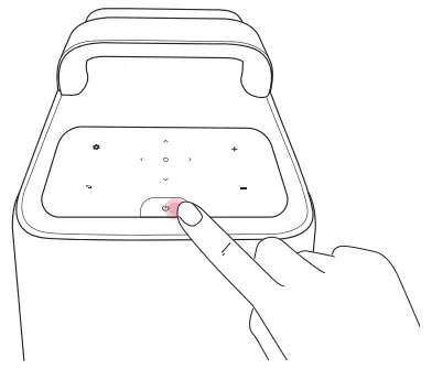 NEBULA D23501F1 Cosmos Laser 4K Projector - Powering