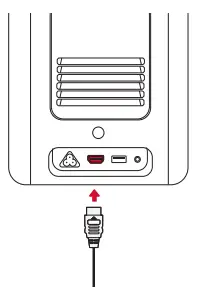 NEBULA D23501F1 Cosmos Laser 4K Projector - USB port