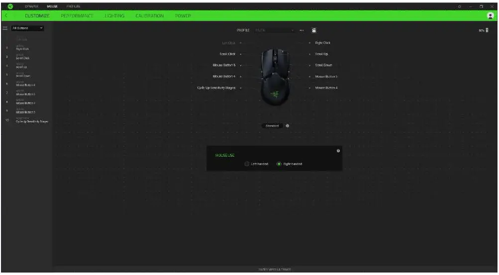 RAZER Viper Ultimate Wireless Mouse - Sidebar